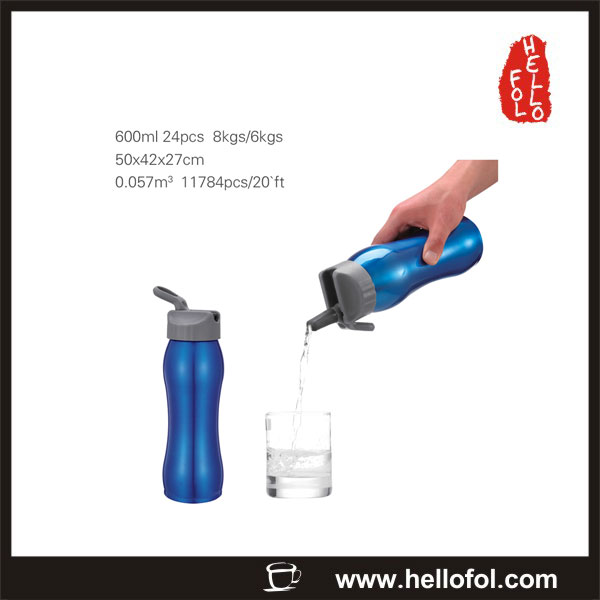 single wall stainless steel sport water bottle